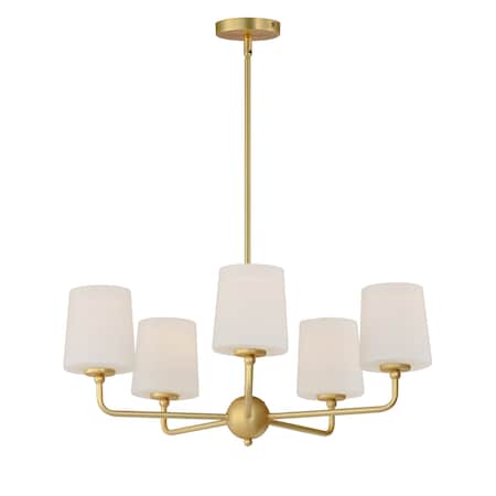 Maxim Lighting Bristol 5-Light Chandelier 12095SWSBR